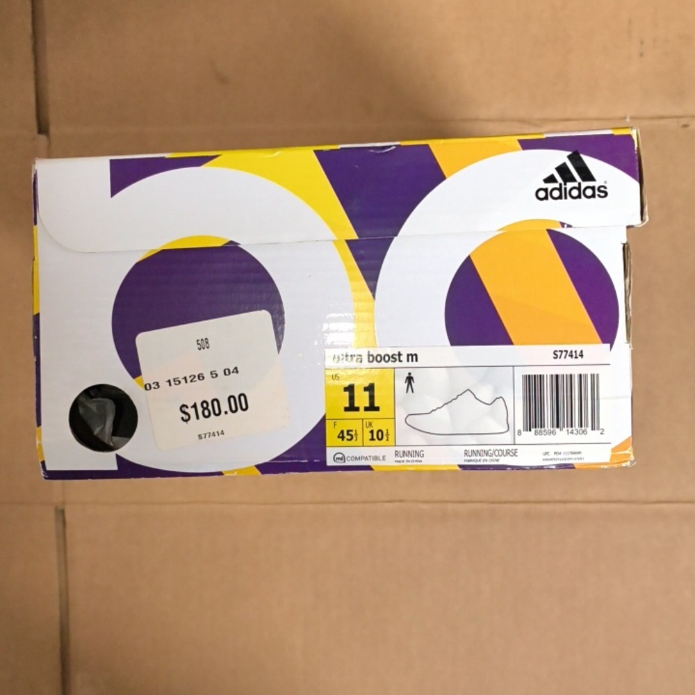 adidas UltraBoost 1.0 Solar Yellow S77414 Sneakers US Size 11